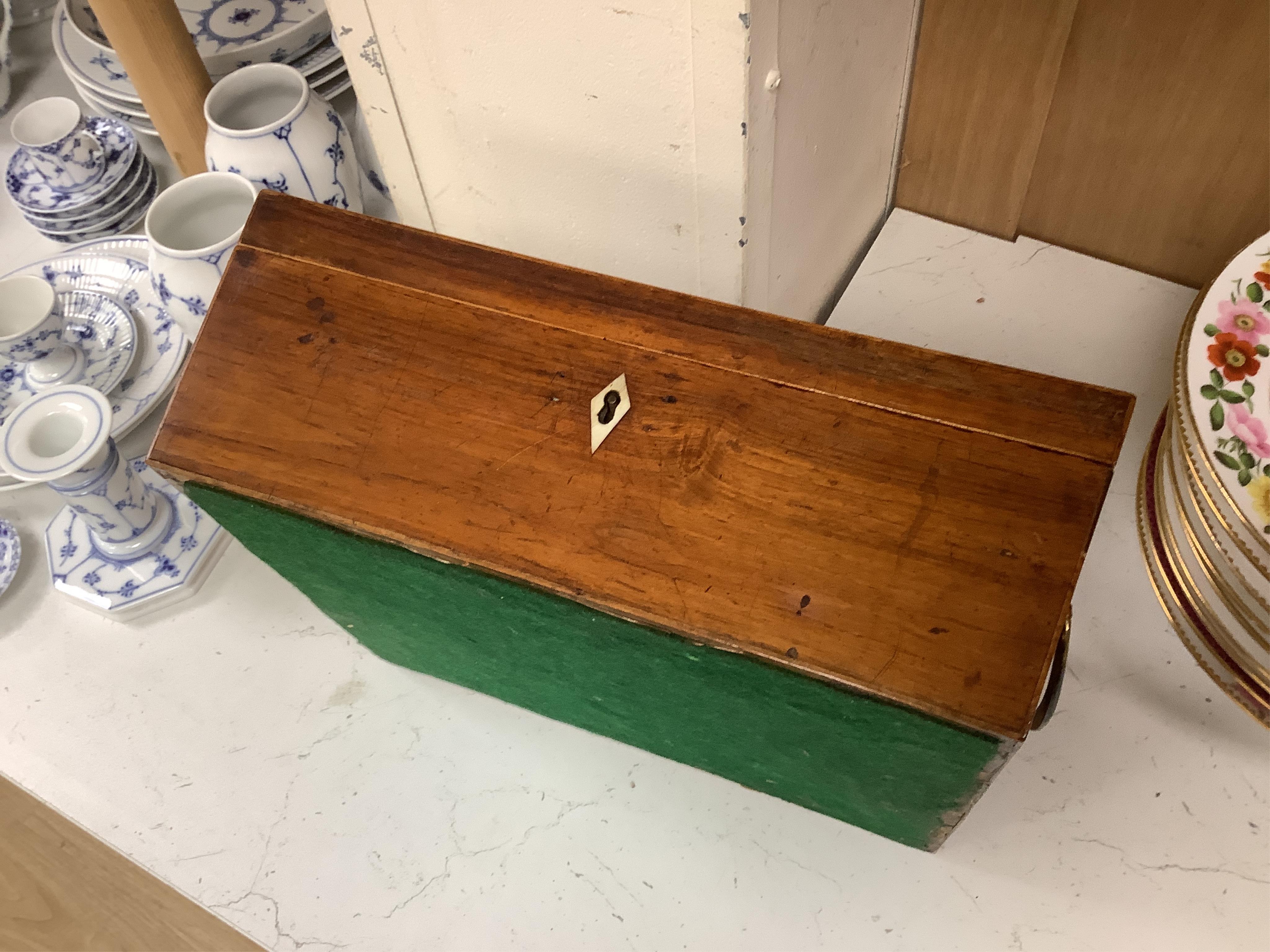 A Regency parquetry specimen wood rosewood work box, 30.5cm wide x 26cm deep